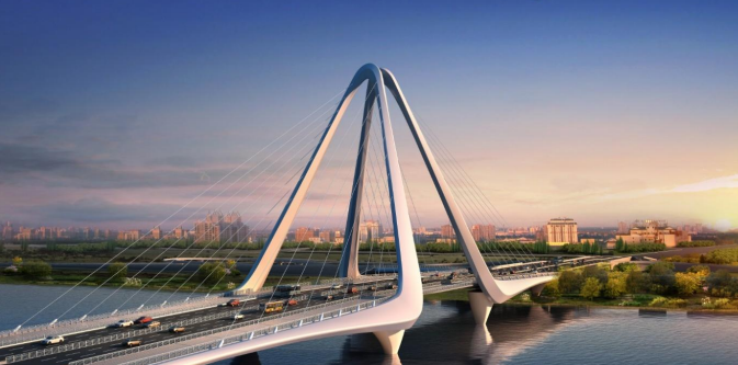 咸阳市高科一路跨渭河大桥星空体育登录官网-星空(中国)项目